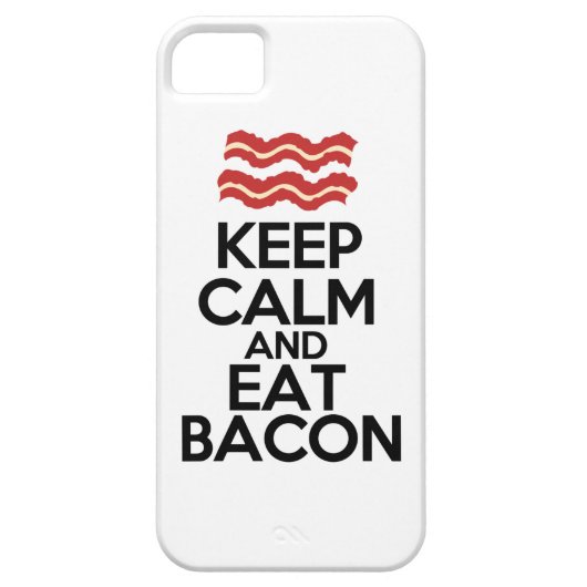 保食べ穏やかでベーコンおもしろい症例 Case-Mate iPhoneケース (裏面)