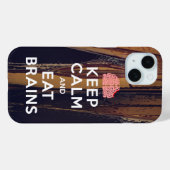 保食べ脳 Case-Mate iPhoneケース (裏面 (横))