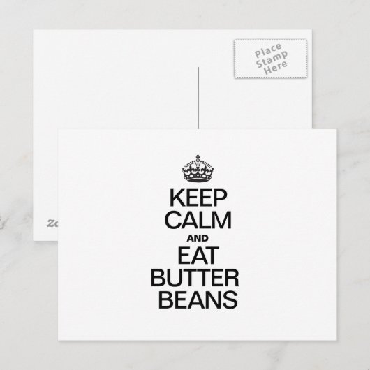 保食べ豆 ポストカード (正面/裏面)