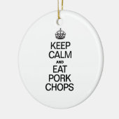 保食べ豚 セラミックオーナメント (左)