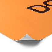 保食べCalm and Donutsポスタープリント ポスター (角)