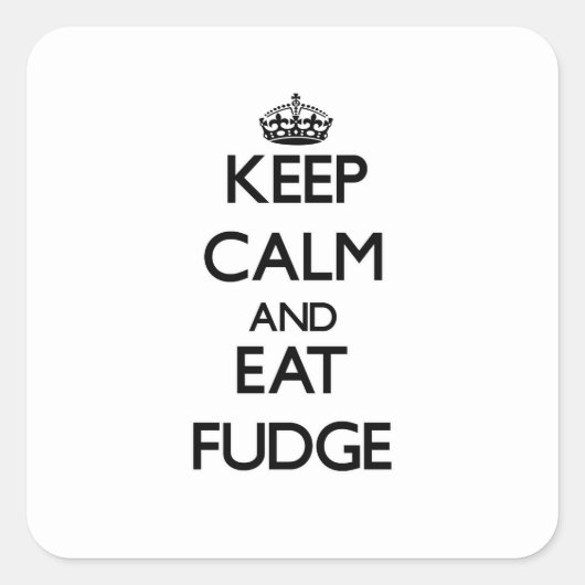 保食べFudge スクエアシール (正面)