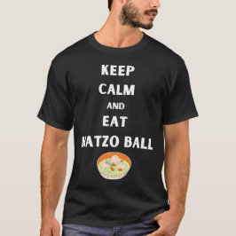 保食べMatzoボールパソおもしろいーバー Tシャツ