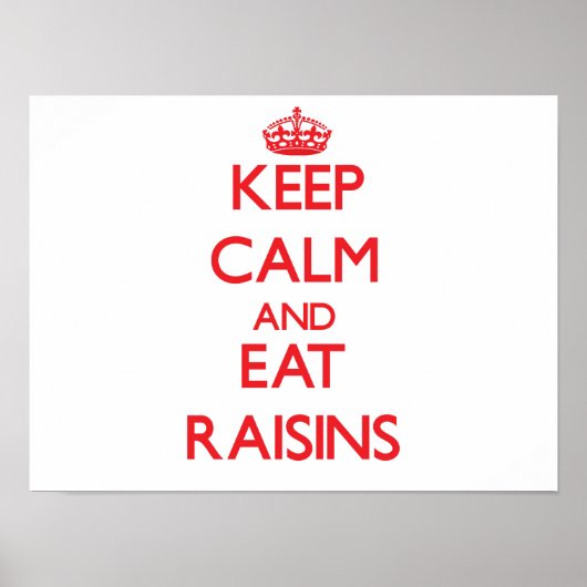 保食べRaisins ポスター (正面)