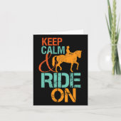 保馬好き乗馬 カード (正面)