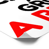 保髭を生やす ポスター (角)