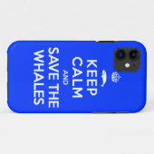 保鯨を救落ち着け Case-Mate iPhoneケース (裏面(横))