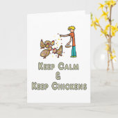 保鶏保の カード (黄色い花)