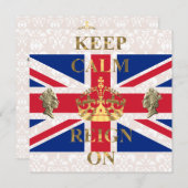 保10億を治め王室のる 招待状 (正面/裏面)