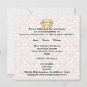 保10億を治め王室のる 招待状 (裏面)