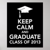 保2013年卒業プリントまたはポスタークラス ポスター (正面)