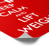 保・リフト用のウエイトポスター ポスター (角)