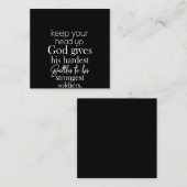 保~与えへの最も厳しい戦いの神 ノートカード (正面/裏面)