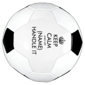 保(名前を挙げて)冷静にサッカーおもしろい サッカーボール (回転)