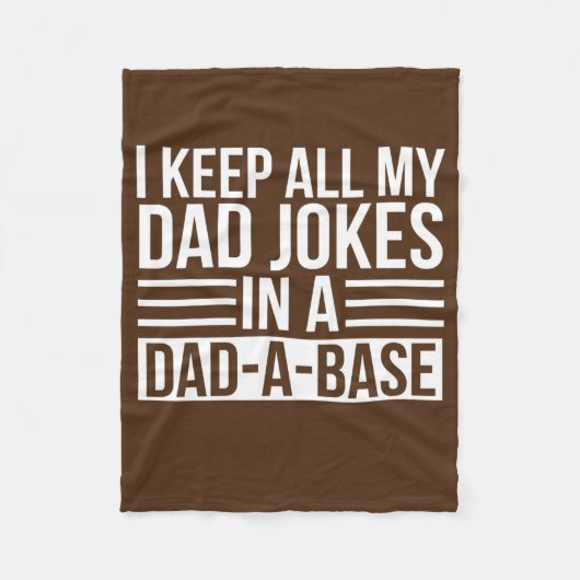 保Aパパのジョークの全てのパパAベースおもしろいパパ フリースブランケット (正面)