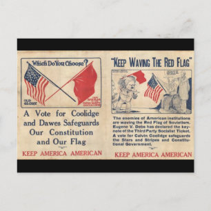 保America American – 投票カルCoolidge ポストカード