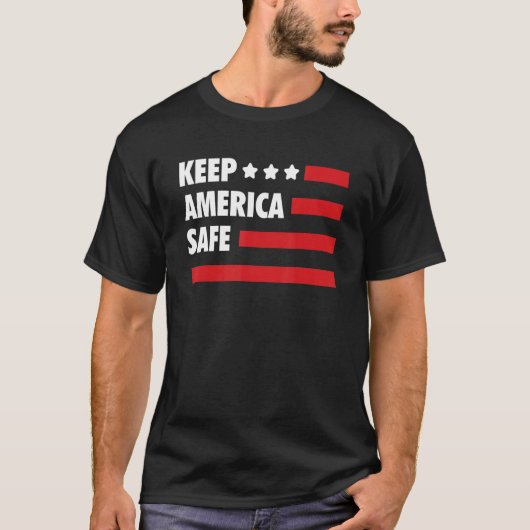 保America Safe 7月4日「メリカ・アメリカ・インディペン Tシャツ (正面)