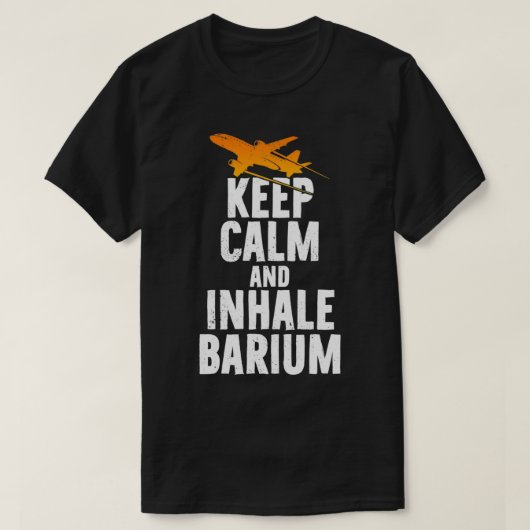 保Barium Chemtrailsの陰謀 Tシャツ (デザイン正面)