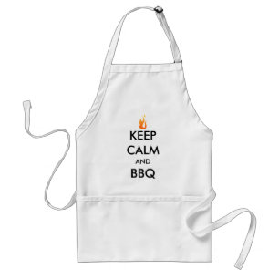 保BBQ可愛いおもしろい料理エプロン スタンダードエプロン