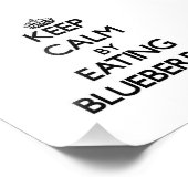 保Blueberry食べ物で落ち着く フォトプリント (角)