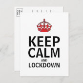 保CalmおよびLockdownはがき インビテーションポストカード (正面/裏面)