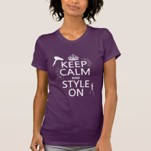 保Calmとスタイルオン(背景色) Tシャツ