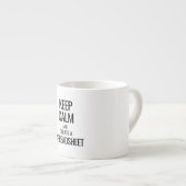 保Calmとスプレッドシートの作成 – Excel エスプレッソカップ (正面右)