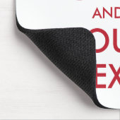 保CALMとテキスト マウスパッド (コーナー)