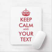 保CALMとテキスト マウスパッド (マウス)