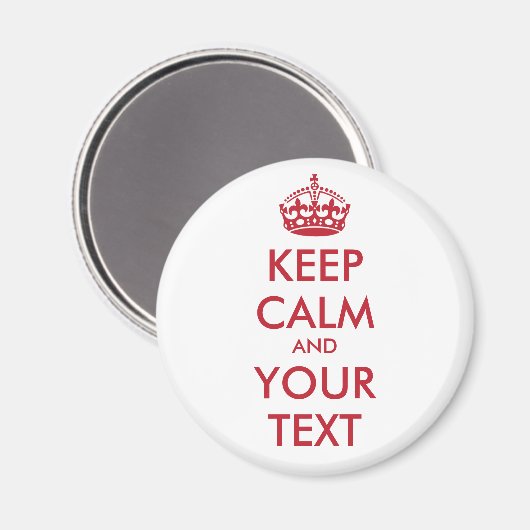 保CALMとテキスト マグネット (正面/裏面)