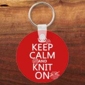 保Calmとニット – すべての色 キーホルダー (正面)