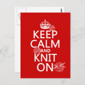保Calmとニット – すべての色 ポストカード (正面/裏面)