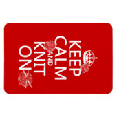 保Calmとニット – すべての色 マグネット (横)