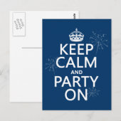 保Calmとパーティーオン – すべての色 ポストカード (正面/裏面)