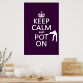 保Calmとポットオン(Snooker/Pool) ポスター (キッチン)