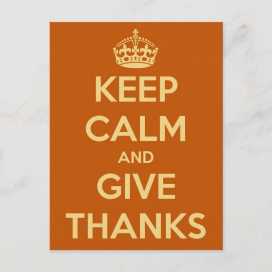 保Calmと与え感謝していPaigs ポストカード (正面)