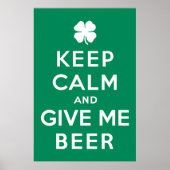 保Calmと与えMe Beer ポスター (正面)