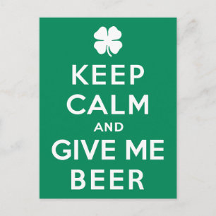 保Calmと与えMe Beer ポストカード