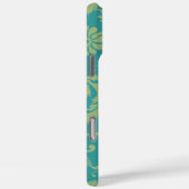 保CALMと文字変更ティール(緑がかった色)任意の色 Case-Mate iPhoneケース (裏面 / 右)