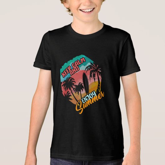 保Calmと楽しむSummer Tri-Blend Shirt トライブレンドＴシャツ (正面)