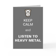 保Calmと聞Heavy Metalあいさつきカード