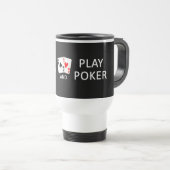 保CALMと遊トランプのポーカーマグカスタムグ トラベルマグ (正面右)