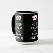 保CALMと遊トランプのポーカーマグカスタムグ マグカップ (正面左)