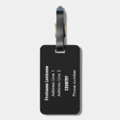 保CALMと遊トランプのポーカー荷物カスタムタグ ラゲッジタグ (裏面縦)