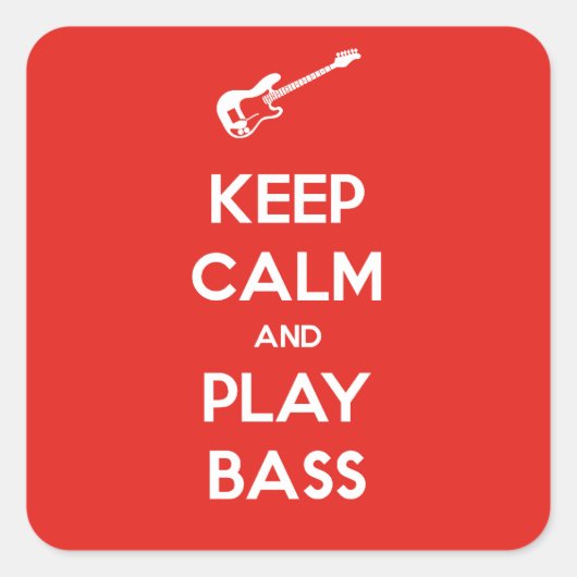 保Calmと遊Bass スクエアシール (正面)
