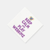 保Calmと遊Webkinz スタンダードカクテルナプキン (角)