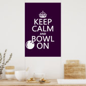 保CalmとBowl On – すべての色 ポスター (キッチン)