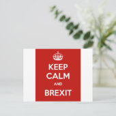 保CalmとBrexit ポストカード (スタンド正面)