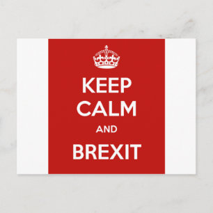 保CalmとBrexit ポストカード
