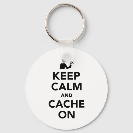 保calmとcache on キーホルダー (正面)